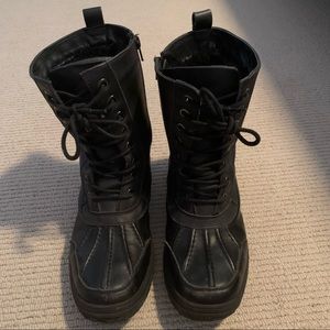 WOMANS SIZE 9 or MENS SIZE 7 ATELIER NOIR WINTER BOOTS